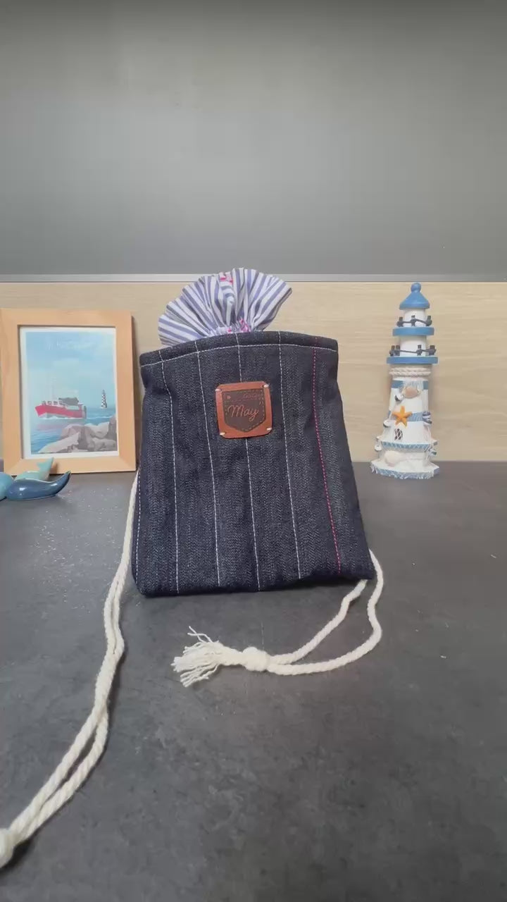 Pochon Biarritz - Édition Marinière&Coeur - Version Origami